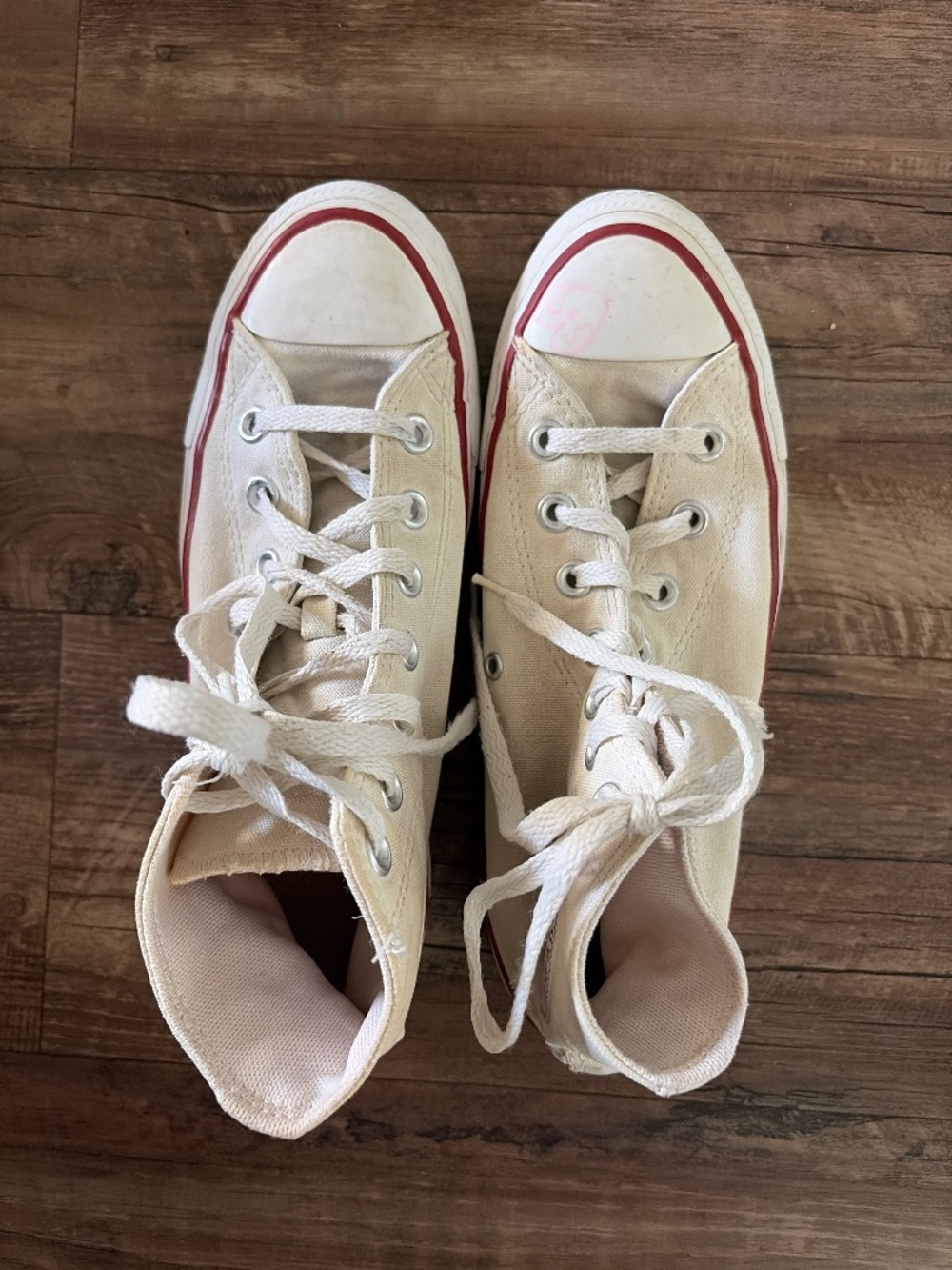 White high top converse
